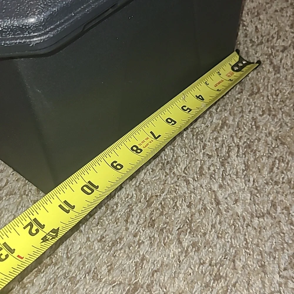 Plano Black Storage Box